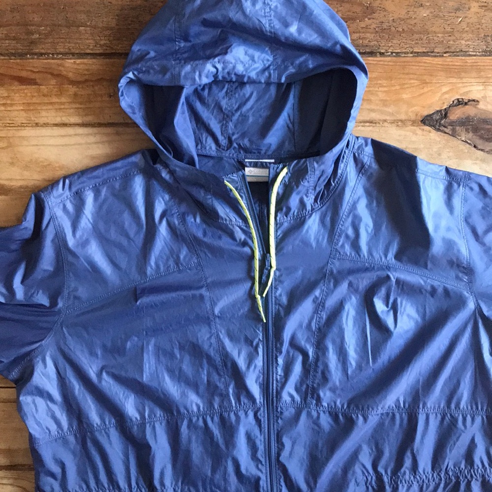 Columbia Arcadia Full Zip Packable Rain Jacket